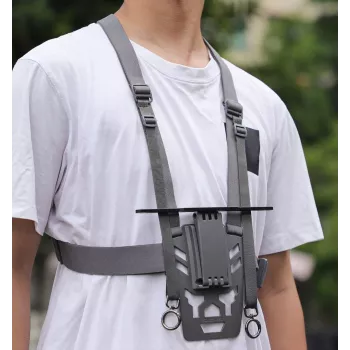 SUNNYLIFE borstband voor DJI RC Plus afstandsbediening - zwart