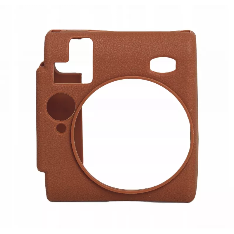 LOVEINSTANT siliconen beschermhoes voor Fujifilm Instax Mini 99 - bruin