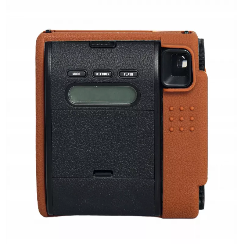LOVEINSTANT siliconen beschermhoes voor Fujifilm Instax Mini 99 - bruin