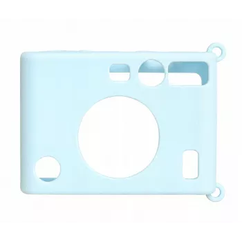 LOVEINSTANT siliconen beschermhoes voor Fujifilm Instax Mini Evo camera - blauw