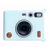 LOVEINSTANT siliconen beschermhoes voor Fujifilm Instax Mini Evo camera - blauw