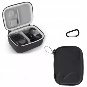 SUNNYLIFE beschermende draagtas voor DJI Osmo Action 3, 4, 5 Pro - harde EVA-schaal, schokbestendig, zwart