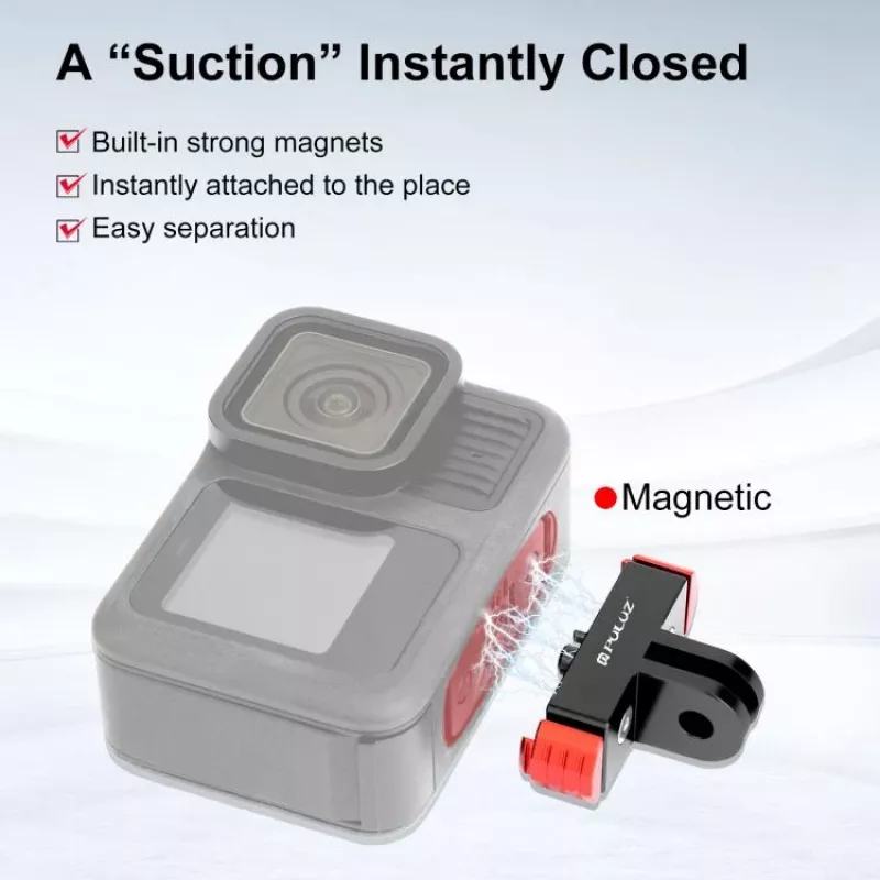 PULUZ Magnetische Quick Release Mount voor GoPro Hero 13 Black / PU712R