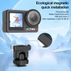 PULUZ Quick Release Mount Adapter 1/4 inch Schroefdraad Cold Shoe voor DJI Osmo Action 3/4/5 Pro PU727B