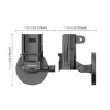 PULUZ magnetic action camera mount voor GoPro DJI Osmo Pocket 3 PU724B