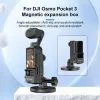 PULUZ magnetic action camera mount voor GoPro DJI Osmo Pocket 3 PU724B