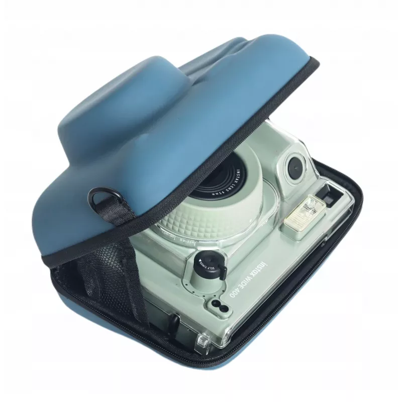 LOVEINSTANT harde beschermhoes voor Fujifilm Instax Wide 400 camera - blauw