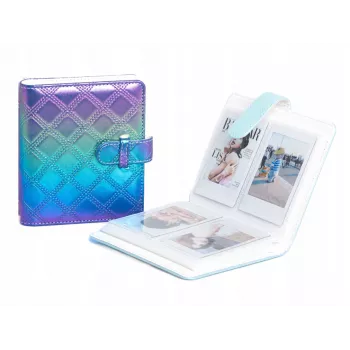LOVEINSTANT small photo album 64 foto's voor Fuji Instax Canon Xiaomi Polaroid HP Kodak Zink / multicolor / holografisch