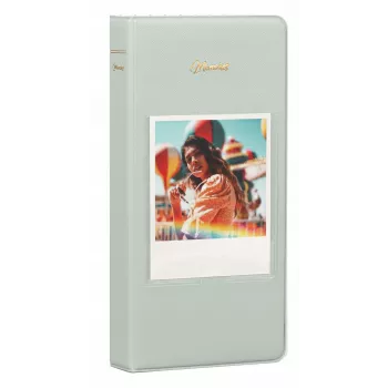 LOVEINSTANT fotoalbum 64 foto's voor Fuji Instax Wide, Square, Polaroid 600, SX-70, Now - groen