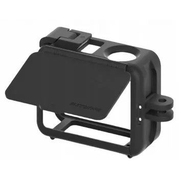 SUNNYLIFE frame mount + lens cover voor DJI Osmo Action 5 Pro / 4 / 3 - zwart