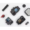 SUNNYLIFE adapterhouder voor DJI Osmo Action 5 Pro / 5 / 4 / 3 - ISO-hot-shoe - zwart
