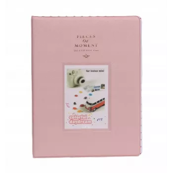 LOVEINSTANT fotoalbum 128 foto's voor Fujifilm Instax Mini 9 12 40 11 8 Evo Liplay Link / roze