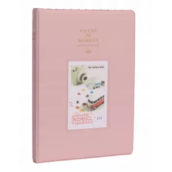 LOVEINSTANT fotoalbum 128 foto's voor Fujifilm Instax Mini 9 12 40 11 8 Evo Liplay Link / roze