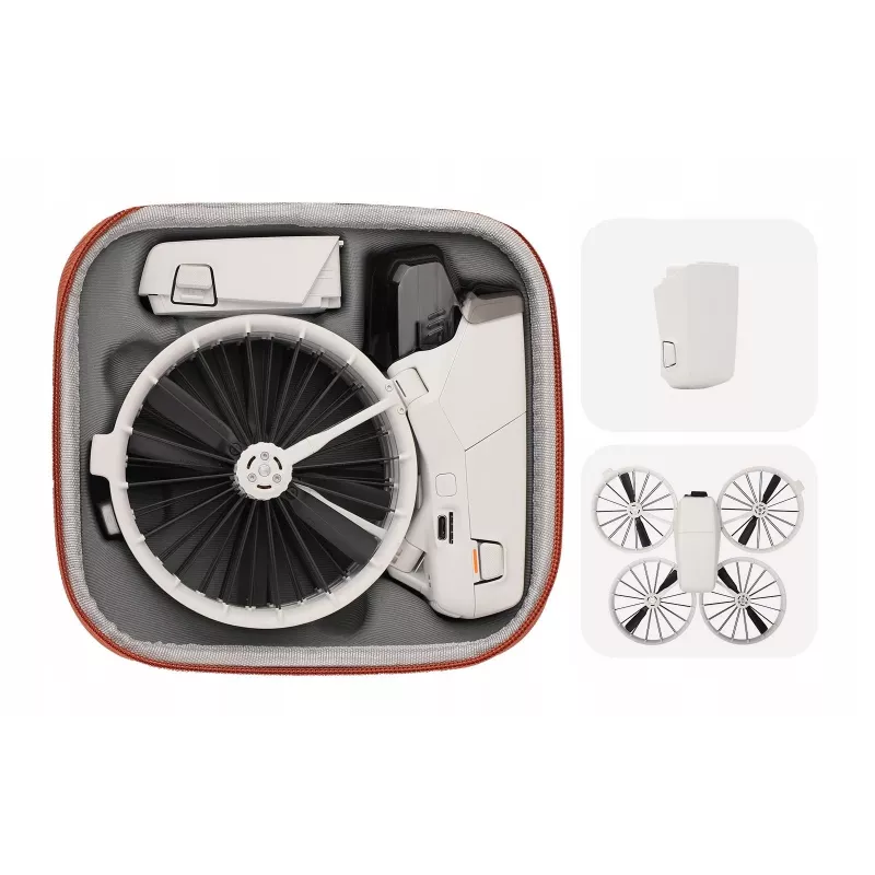 SUNNYLIFE hard shell draagkoffer voor DJI Flip drone - oranje (FP-B957-C)
