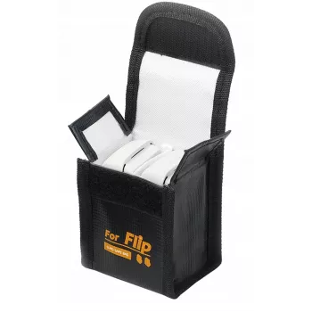 SUNNYLIFE brandveilige batterij-veiligheidstas voor DJI Flip drone - plaats voor 2 accu's - FP-DC955-2