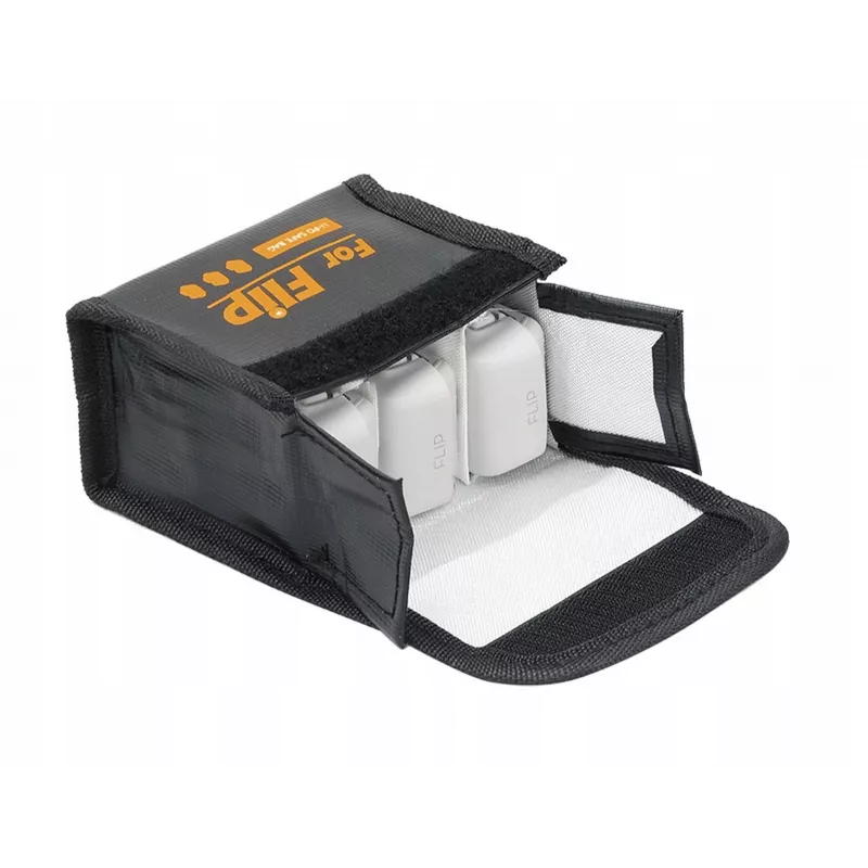 SUNNYLIFE brandwerende tas voor 3 DJI Flip accu's
