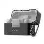 PULUZ siliconen beschermhoes voor DJI Mic Mini oplaadcase - zwart