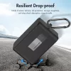 PULUZ siliconen beschermhoes voor DJI Mic Mini oplaadcase - zwart