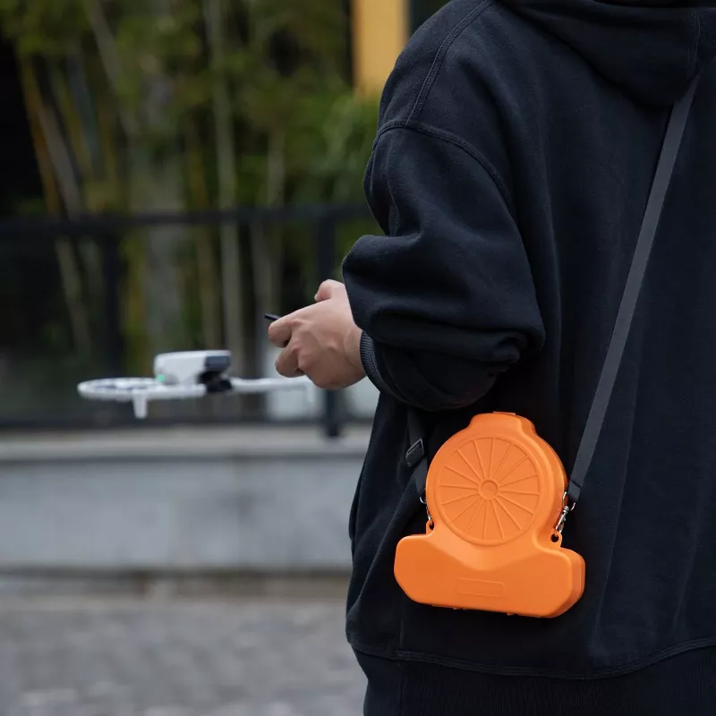 SUNNYLIFE Harde Opbergtas voor DJI Flip Drone met riem - Oranje / FP-SN953-C