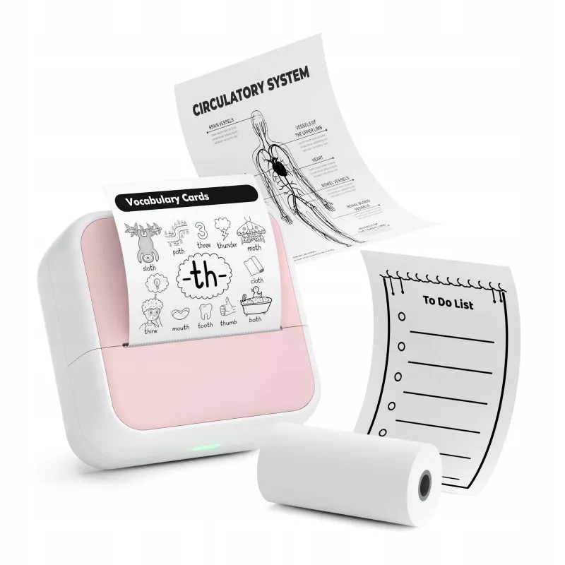 LOVEINSTANT S1 Bluetooth Thermische Printer voor foto's, stickers, notities, etiketten, 53mm, 203dpi, Groen