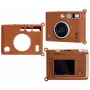 LOVEINSTANT siliconen beschermhoes voor Fujifilm Instax Mini Evo - bruin