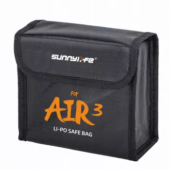 SUNNYLIFE brandwerende tas voor 3 DJI Air 3 / 3S accu's