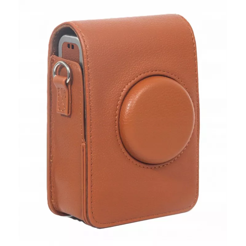 LOVEINSTANT beschermhoes voor Fujifilm Instax Mini Evo - bruin (verticaal)