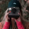 LOVEINSTANT beschermdop van aluminium voor Polaroid Now Now+ zwart