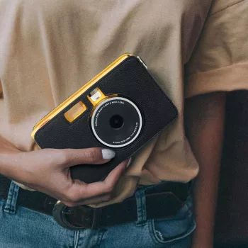 LOVEINSTANT beschermhoes voor Kodak Mini Shot 2 / Era MS200 instantcamera - zwart