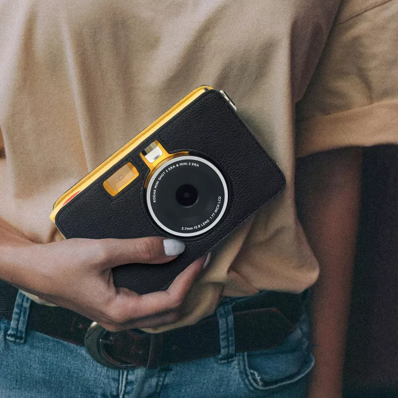 LOVEINSTANT beschermhoes voor Kodak Mini Shot 2 / Era MS200 instantcamera - zwart