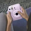 LOVEINSTANT pluche kittenhoes voor Fujifilm Instax Mini 12 - paars