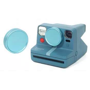LOVEINSTANT beschermende objectiefdop van aluminium voor Polaroid Now Now+ blauw