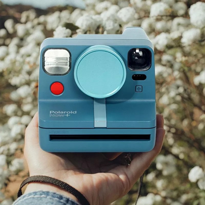 LOVEINSTANT beschermende objectiefdop van aluminium voor Polaroid Now Now+ blauw