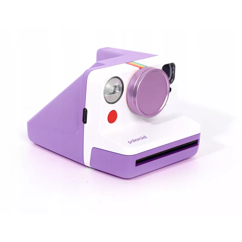 LOVEINSTANT aluminium objectiefdop voor Polaroid Now / Now+ - paars