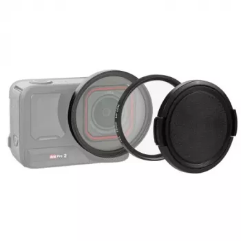 PULUZ 3-in-1 UV-filter adapterkit 52mm lensdop voor Insta360 Ace Pro 2 / PU770B