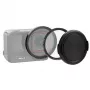 PULUZ 3-in-1 UV-filter adapterkit 52mm lensdop voor Insta360 Ace Pro 2 / PU770B