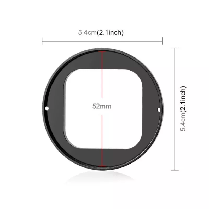 PULUZ 3-in-1 UV-filter adapterkit 52mm lensdop voor Insta360 Ace Pro 2 / PU770B