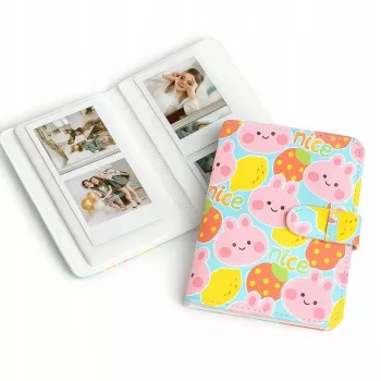 LOVEINSTANT fotoalbum 64 foto's voor Fujifilm Instax Mini 99 41 12 40 11 Evo Liplay Link / roze beer - Nice