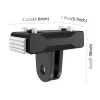 PULUZ magnetische quick release mount voor Insta360 X5 / X4 Air / Ace Pro 2 / PU771B