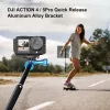 PULUZ PU768B Cage Rail voor DJI Osmo Action 5 Pro / 4, horizontaal en verticaal
