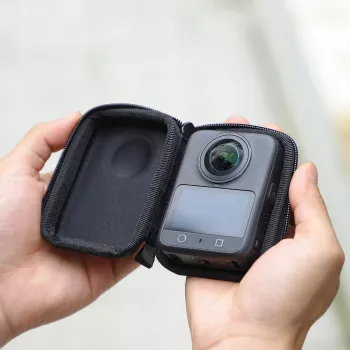 SUNNYLIFE mini harde draagtas voor DJI Osmo Pocket 3 - zwart