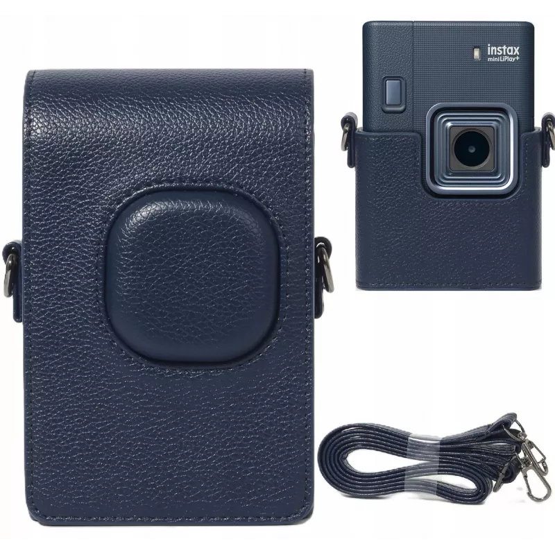 LOVEINSTANT Beschermhoes voor Fujifilm Instax Mini LiPlay+, Navy Blue