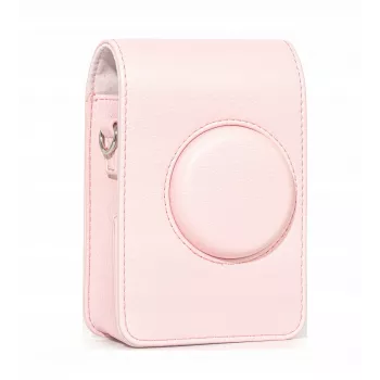 LOVEINSTANT case pouch bag cover voor Fujifilm Instax Mini Evo roze verticaal