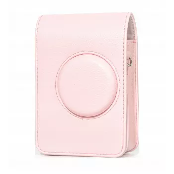 LOVEINSTANT case pouch bag cover voor Fujifilm Instax Mini Evo roze verticaal