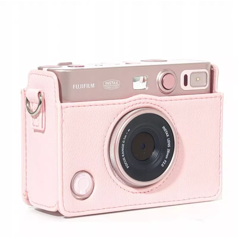 LOVEINSTANT beschermende case bag voor Fujifilm Instax Mini Evo - roze / horizontaal