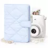 LOVEINSTANT fotoalbum voor 108 foto's compatibel met Fujifilm Instax Mini 12 40 11 9 8 7 Evo LiPlay Link, blauw gewatteerd