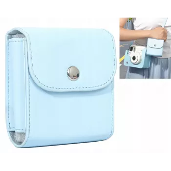 LOVEINSTANT foto-opbergtas voor Fujifilm Instax Square foto's - blauw