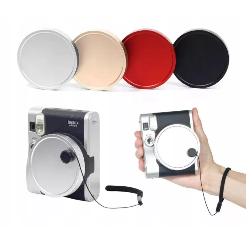 LOVEINSTANT beschermende lensdop voor Fujifilm Instax Mini 90 - rood