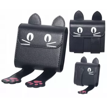 LOVEINSTANT Hoes voor Instax Square Mini-foto's, geschikt voor Fuji SQ1 SQ6 99 41 40 12 11, Black Cat