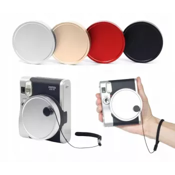 LOVEINSTANT beschermende lensdop voor Fujifilm Instax Mini 90 Neo Classic - zilver